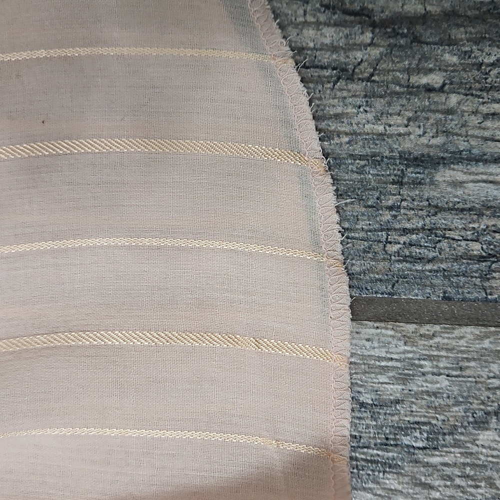 Vintage 80’s Panhandle Slim Peach button Down With Gold Stripes - Picture 5 of 5